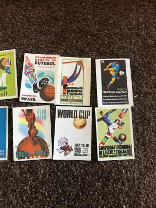 Rare Mexico 86 World Cup Panini Stickers Posters 10 3