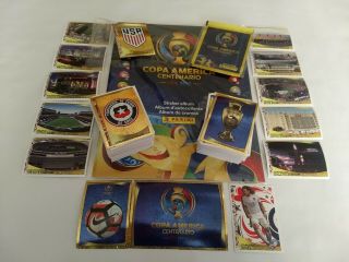 Panini Copa America Centenario 2016 Usa Complete Loose Sticker Set,  Empty Album