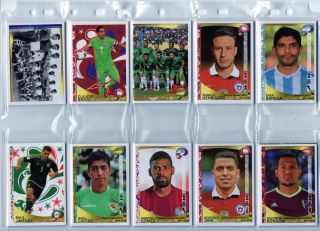 Panini Copa America Centenario 2016 USA Complete Loose Sticker Set,  Empty Album 7