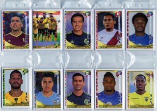 Panini Copa America Centenario 2016 USA Complete Loose Sticker Set,  Empty Album 8