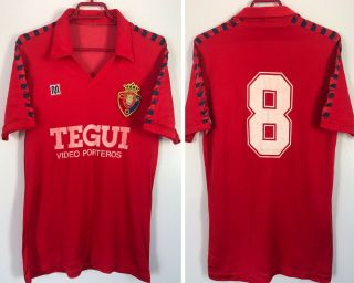 Co Osasuna Football Shirt 1983/1984 Camiseta Jersey Meyba Match Worn Maglia