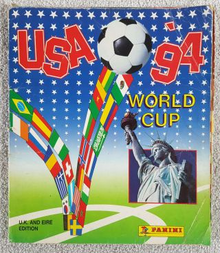 Panini World Cup Usa 94 Sticker Album - Complete,  Poor