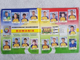 Panini World Cup USA 94 Sticker Album - Complete,  poor 3