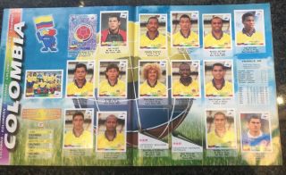 Panini France 98 World Cup Sticker Album - 60 Complete Order Form In Tact 5