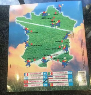 Panini France 98 World Cup Sticker Album - 60 Complete Order Form In Tact 7