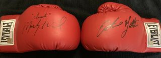 Arturo Thunder Gatti & Irish Micky Ward Signed Everlast Boxing Gloves