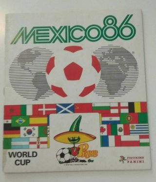 Panini Rare Empty Album World Cup 1986 Mexico