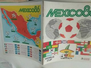 Panini Rare EMPTY ALBUM World Cup 1986 Mexico 3