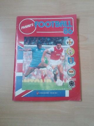 Football 86 Album By Panini 100 Complete