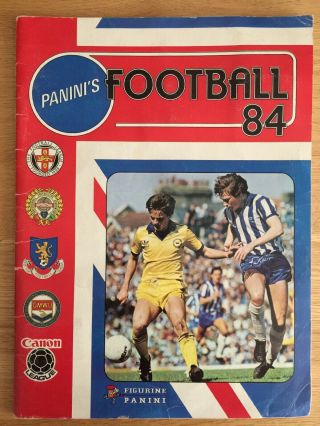Panini Football 84 Near Complete Sticker Album