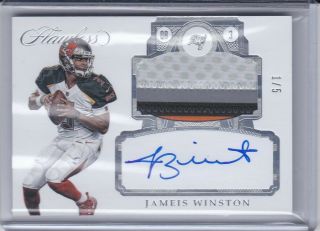 2017 Flawless Auto 4 Color Patch Jersey Jameis Winston 1/5