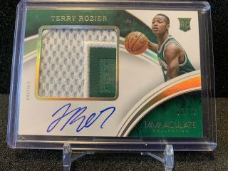 2015 Immaculate Terry Rozier Auto Rc Patch Gold 7/10 Superstar 