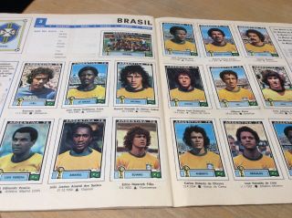 World Cup Argentina 78.  100 Completed Panini Sticker Album. 11