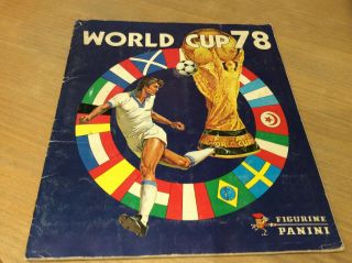 World Cup Argentina 78.  100 Completed Panini Sticker Album.