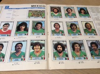 World Cup Argentina 78.  100 Completed Panini Sticker Album. 7