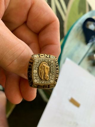 2004 Florida Gators Outback Bowl Champions Championship Ring Player Jostens