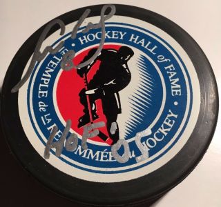 Cam Neely Autographed Hockey Hall Of Fame Puck W/ Hof 05 Boston Bruins Sgc
