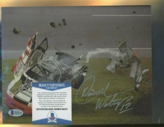 Derrell Waltrip Nascar Champion Signed 8x10 Photo Auto Autograph Bas