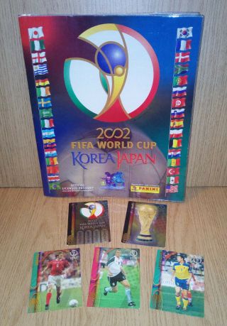 Rare Panini Fifa World Cup Sticker Album Korea Japan 2002