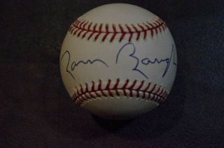 Sammy Baugh Signed Official Baseball Rochester Red Wings Washington Redskins