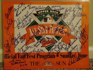 Upper Deck Baltimore Orioles All Star Fanfest Signed 11x14 W Dick Allen X2 Doerr