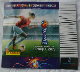 Panini Womens World Cup France 2019 Full Set Of 480 Stickers,  Empty Album "