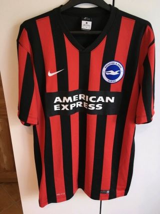 Nike Dri - Fit Brighton & Hove Albion Away Football Shirt Soccer Jersey Size Xl