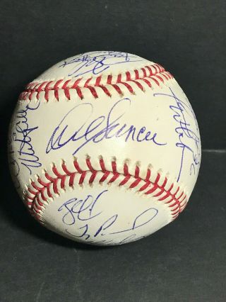 AUTOGRAPHED 2002 Anaheim Angels World Series Team SIGNED Baseball by 26 AUTO MLB 3