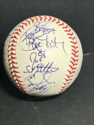 AUTOGRAPHED 2002 Anaheim Angels World Series Team SIGNED Baseball by 26 AUTO MLB 5