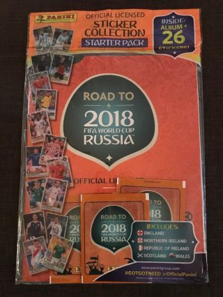 Fifa World Cup Road To Russia 2018: U.  K Full Set Of 528 Stickers,  Starter Pack