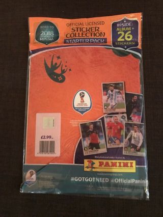 FIFA WORLD CUP ROAD TO RUSSIA 2018: U.  K FULL SET OF 528 STICKERS,  STARTER PACK 2