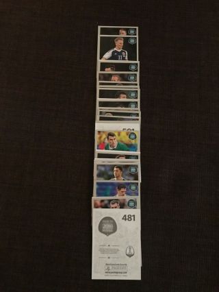 FIFA WORLD CUP ROAD TO RUSSIA 2018: U.  K FULL SET OF 528 STICKERS,  STARTER PACK 3