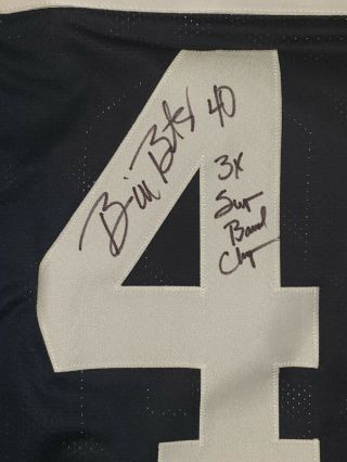 Bill Bates Autographed Jersey 3x Bowl Champ inscription Dallas Cowboys 2