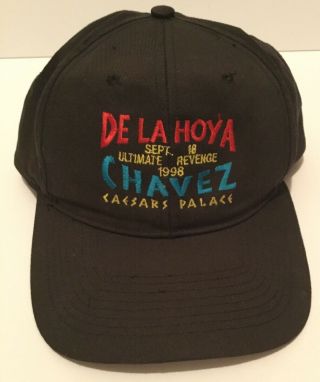Rare 1998 De La Hoya Vs Chavez Ultimate Revenge Snapback Hat