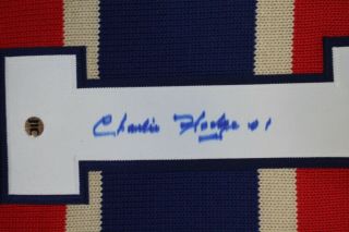 Charlie Hodge Signed Ccm® Wool Jersey Montreal Canadiens Autographed Very Rare