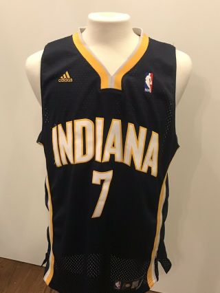 Indiana Pacers Jermaine O Neal Adidas Jersey Sz Large 3
