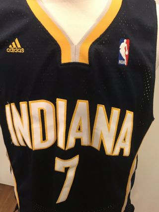 Indiana Pacers Jermaine O Neal Adidas Jersey Sz Large 4