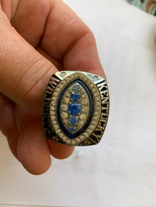 Big Blue Kentucky Wildcats Football Bowl Ring - Gorgeous