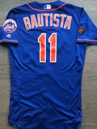 Jose Bautista Game Jersey Set 1 Photo Matched Home Run 339 Mlb Authentic
