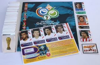 Panini World Cup 2006 Germany - Set Of 597 Stickers Updates,  Empty Album