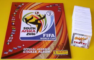 Panini World Cup 2010 - Complete Set Of 640 Stickers Empty Album International