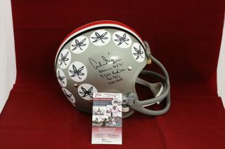 Archie Griffin Signed Autograph Ohio State Full Size T/k Helmet W/4 Inscrips Jsa