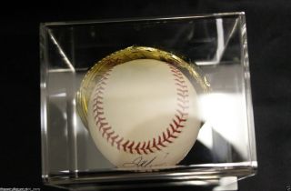Gold Glove Baseball Holder Display Case DELUXE Acrylic BCW Regulation Size MLB 6