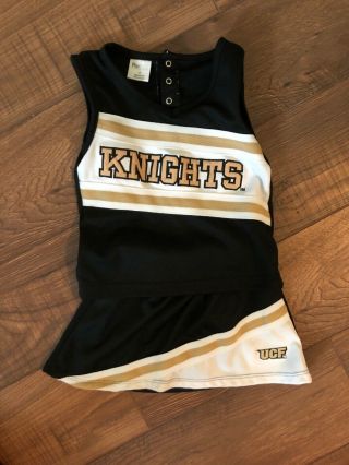 Ucf Cheerleading Uniform,  Euc,  2t Toddler Central Florida Knights Cheer Outfit