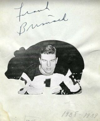 1938 - 39 Boston Bruins Stanley Cup Team Autograph Book Psa Kraut Line Bauer Hof