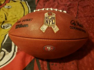 2015/2016 49ers Game Team Issued Footballs Unsigned Nfl Salute To Service