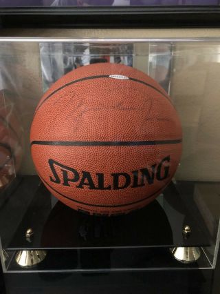 Michael Jordan Signed / Autographed Basketball Uda Upper Deck Bulls Spalding