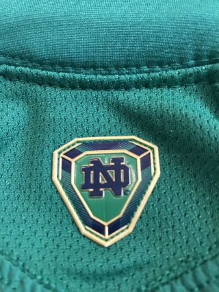 Notre Dame Football Under Armour 2015 Shamrock Series Team Issued Jersey 9 ND 11