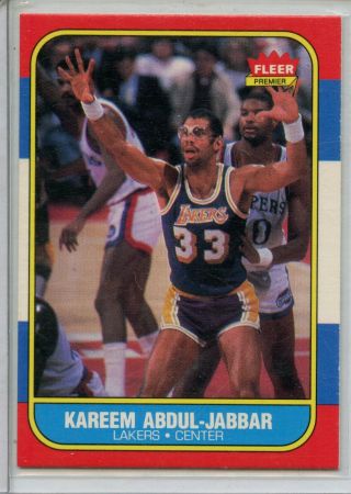 1986 Fleer Kareem Abdul - Jabbar 1