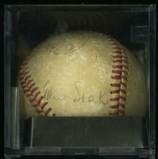 1940s Multi - Signed Baseball w/ Jimmy Foxx Waner Cuyler AUTO PSA/DNA LOA (PWCC) 2
